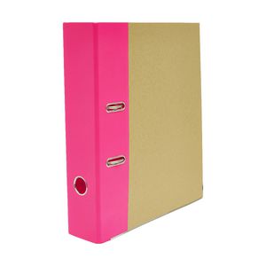 Otto Kraft Lever Arch Binder Neon Pink