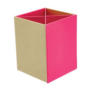 Otto Kraft Pen Cup Neon Pink