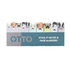 Otto Stick-It Notes and Page Markers Dogs