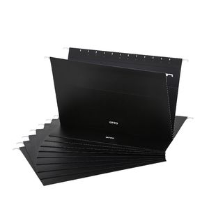 Otto Suspension File Foolscap Black 10 Pack
