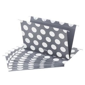 Otto Printed Suspension File Foolscap Grey 10 Pack