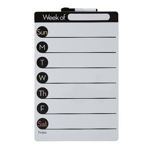 Otto Magnetic Weekly Calendar Board 36 x 28 cm