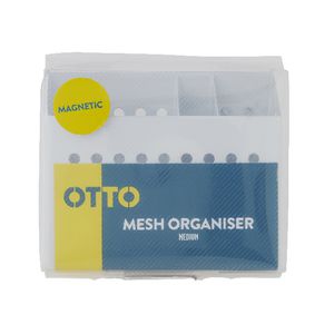 Otto Single Pocket Mesh Organiser 125 x 42 x 107mm White