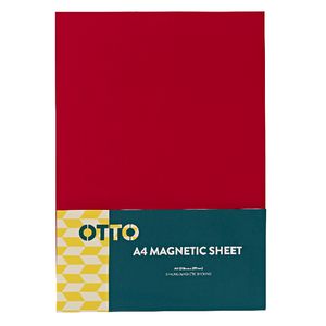 Otto A4 Magnetic Sheet Red