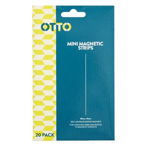 Otto Self Adhesive Magnetic Strips 40 x 15 mm 20 Pack