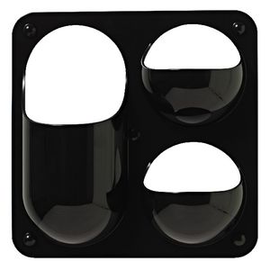 Otto Magnetic Organiser 3 Pocket Black