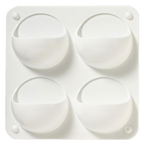 Otto Magnetic Organiser 4 Pocket White