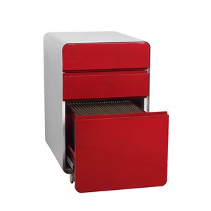 Venturo 3 Drawer Pedestal Red