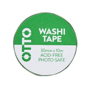 Otto Washi Tape 30mm x 10m Green Pattern
