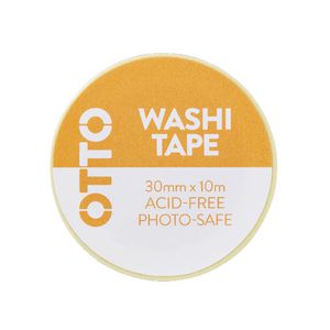 Otto Washi Tape 30mm x 10m Yellow Flower
