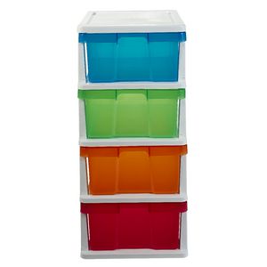 J.Burrows 4 Drawer Storage Cabinet Colour