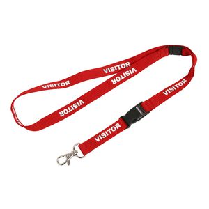 Rexel Pre-Printed Visitor Lanyards 5 Pack