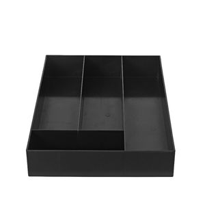 Otto 4 Compartment Pen Tray Dark Grey