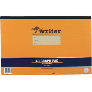 Writer A3 5mm Graph Pad 40 Page