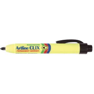 Artline Clix 73 Retractable Permanent Marker Black