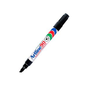 Artline 90 Permanent Marker Black 12 Pack