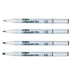 Artline 241 Calligraphy Pens 4 Pack