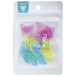 Palette Magnet Clips Cursor Clear Assorted 30 Pack