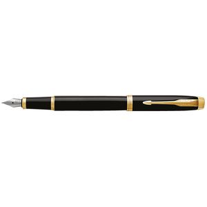 Parker IM Fountain Pen Black with Gold Trim