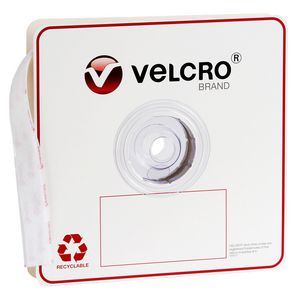 VELCRO Brand Loop Only Strips 25mm x 25m White