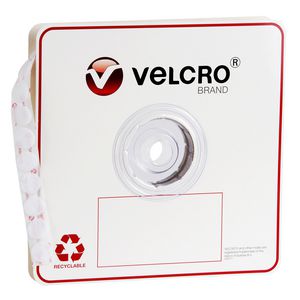 VELCRO Brand Loop Only Dots 22mm White 900 Pack