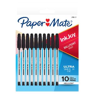 PaperMate InkJoy 100 Ballpoint Pens Black 10 Pack