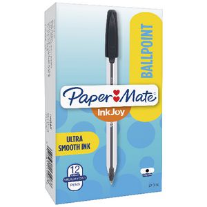 PaperMate InkJoy 100 Ballpoint Pens Black 12 Pack