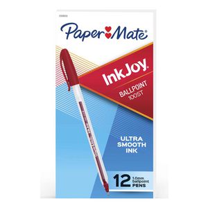 PaperMate InkJoy 100 Ballpoint Pens Red 12 Pack