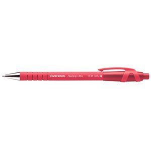 PaperMate FlexGrip Retractable Ballpoint Pens Red 4 Pack