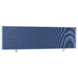 Pago Horizon 1500 x 500mm Clamp Desk Screen Ocean and White