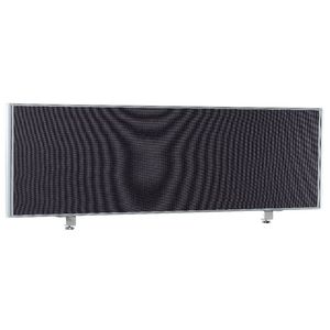Pago Horizon 1800 x 500mm Clamp Desk Screen Ash and Silver