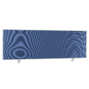 Pago Horizon 1800 x 500mm Clamp Desk Screen Ocean and Silver
