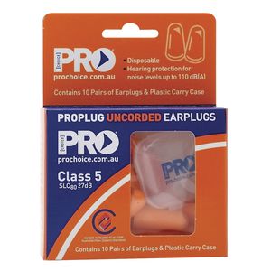 ProChoice ProBullet Disposable Uncorded Earplugs 10 Pack