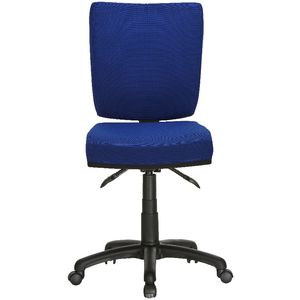 Flash Deluxe Heavy Duty Ergonomic Chair Blue