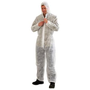 Provek Disposable Coveralls M White