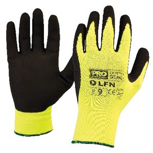 ProChoice ProSense Hi Vis Latex Foam Gloves Size 10