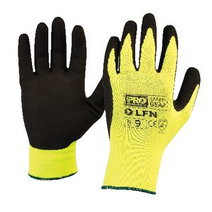 ProChoice ProSense Hi Vis Latex Foam Gloves Size 9
