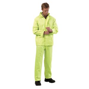 ProChoice Hi Vis Rain Suit Jacket and Pants Combo Yellow XL