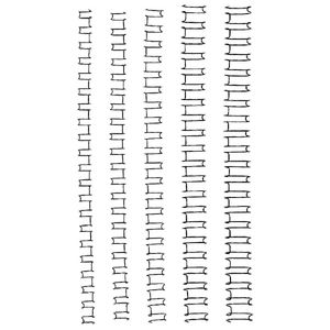 GBC Binding Coil 21 Loop Wire 8mm Black 100 Pack