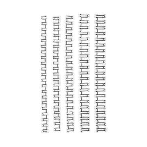 GBC Binding Coil 21 Loop Wire 6mm Black 100 Pack