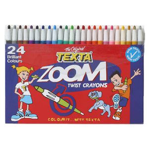 Texta Zoom Twistable Crayons 24 Pack