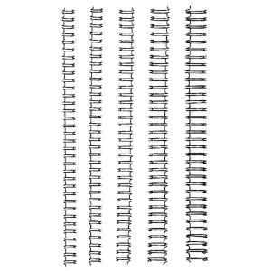 GBC Binding Coil 34 Loop Wire 14mm Black 100 Pack