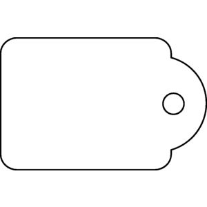 Apli Strung Tickets 18 x 29mm 1000 Pack