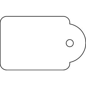 Apli Strung Tickets 22 x 35mm 500 Pack