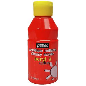 Pebeo Acrylcolor Paint 250mL Fluro Orange
