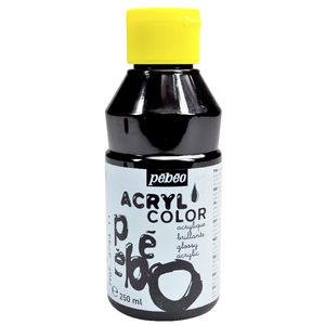 Pebeo Acrylcolor Paint 250mL Black