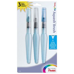 Pentel Arts Aquash Water Paintbrush Assorted
