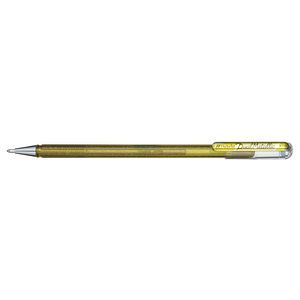 Pentel Hybrid Dual Metallic Gel Pen Gold