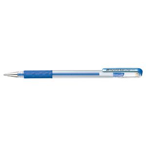 Pentel Hybrid Gel Grip Metallic Pen Blue