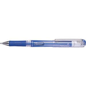 Pentel Hybrid DX K230M Gel Grip Pen Metallic Blue